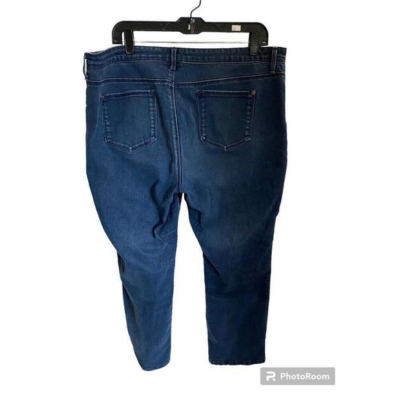 Gloria Vanderbilt Sadie Slim Jeans Sz.18 Short - Picture 2 of 5